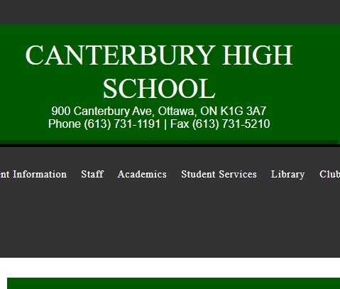Canterbury High School reviews