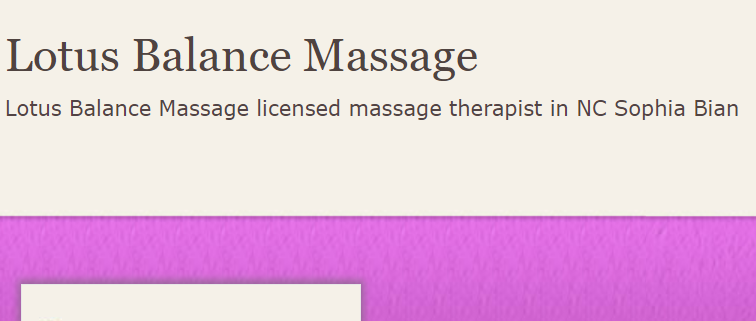 Lotus Balance Massage reviews