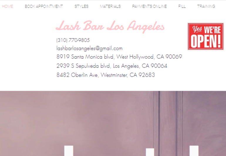 Lash Bar Los Angeles - reviews