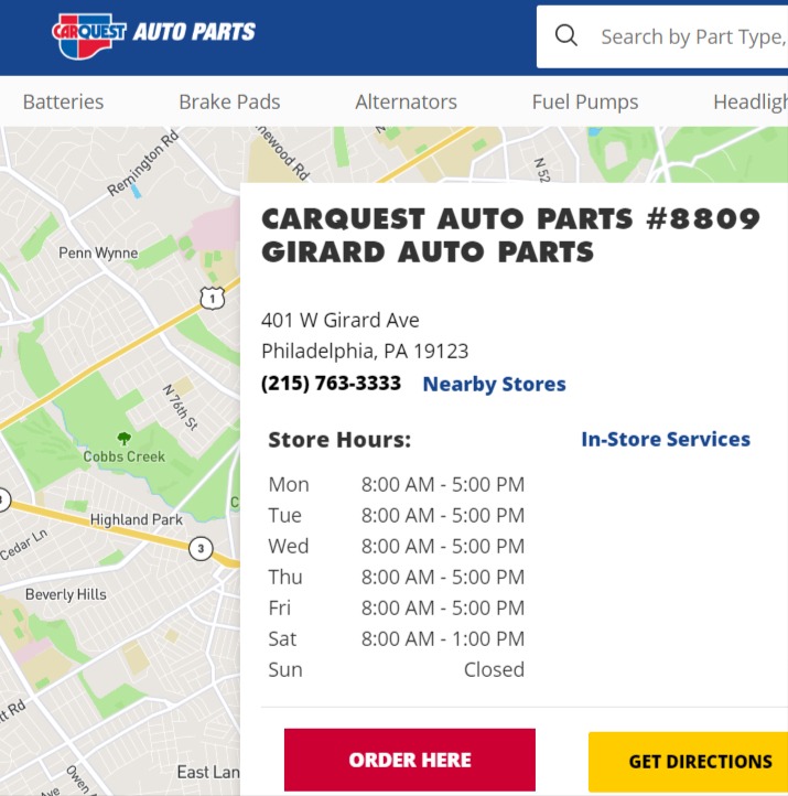 Carquest Auto Parts - GIRARD AUTO PARTS reviews
