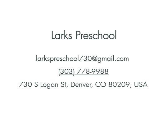 Larks Preschool reviews