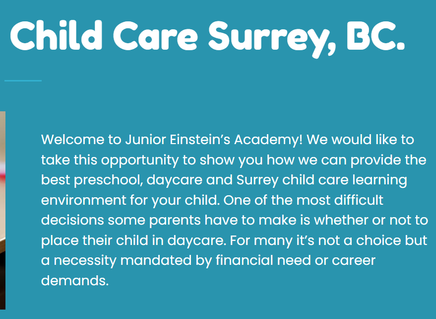 Junior Einsteins Academy Preschool reviews