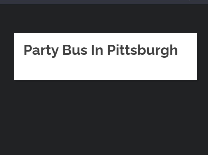 Pittsburgh Party Bus Charter Limo reviews