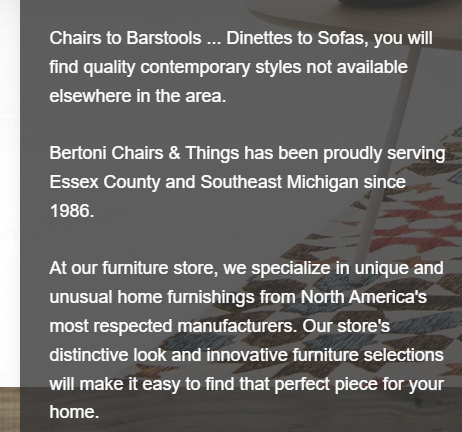 Bertoni Chairs & Things reviews