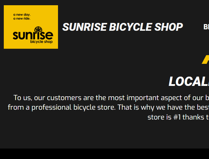 Sunrise Bicycle Shop reviews