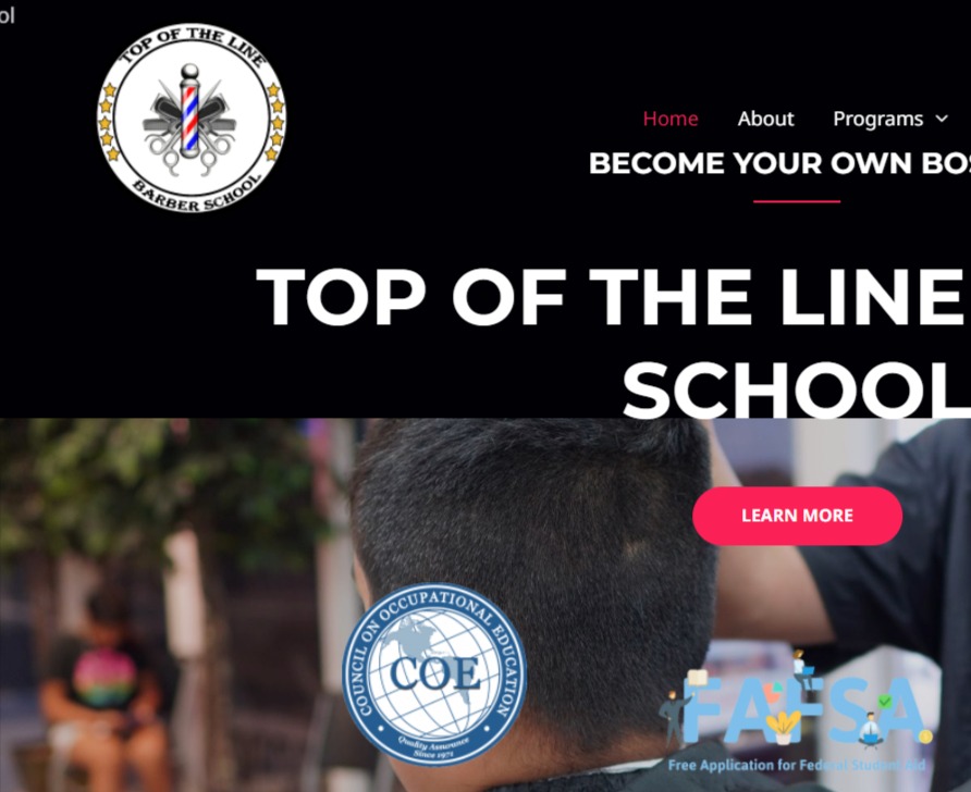 TOP OF THE LINE BARBER SCHOOL reviews