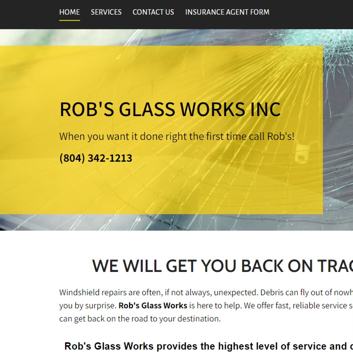 Rob's Glass Works Inc reviews