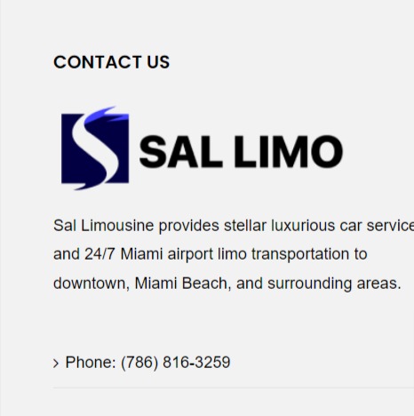 Sal Limo Service Miami reviews