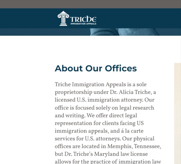 Triche Immigration Appeals reviews