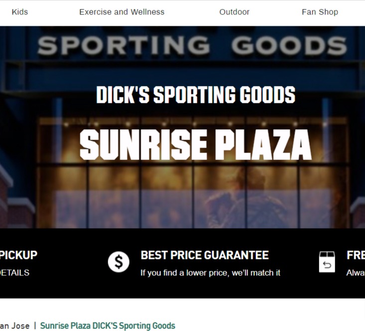 DICK'S Sporting Goods reviews