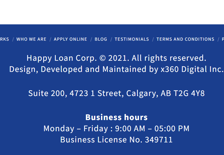 Happy Loan Corp. reviews