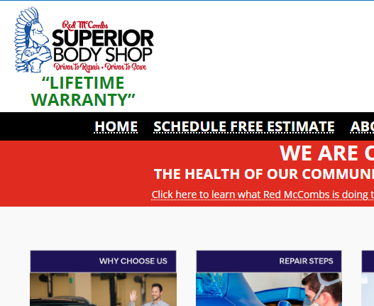 Red McCombs Superior Body Shop reviews
