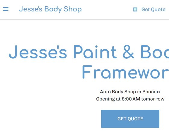Jesse's Body Shop reviews