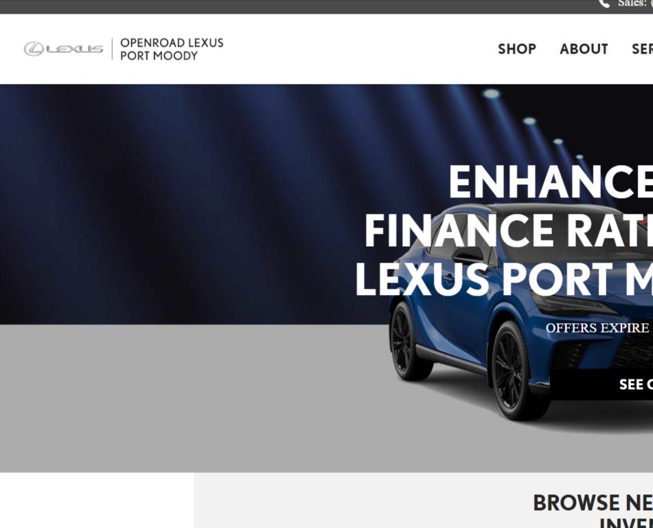 OpenRoad Lexus Port Moody reviews
