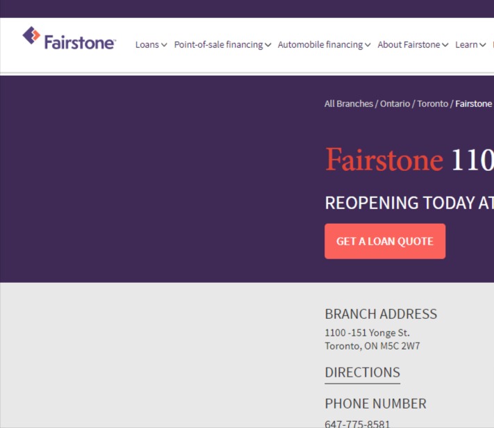 Fairstone reviews