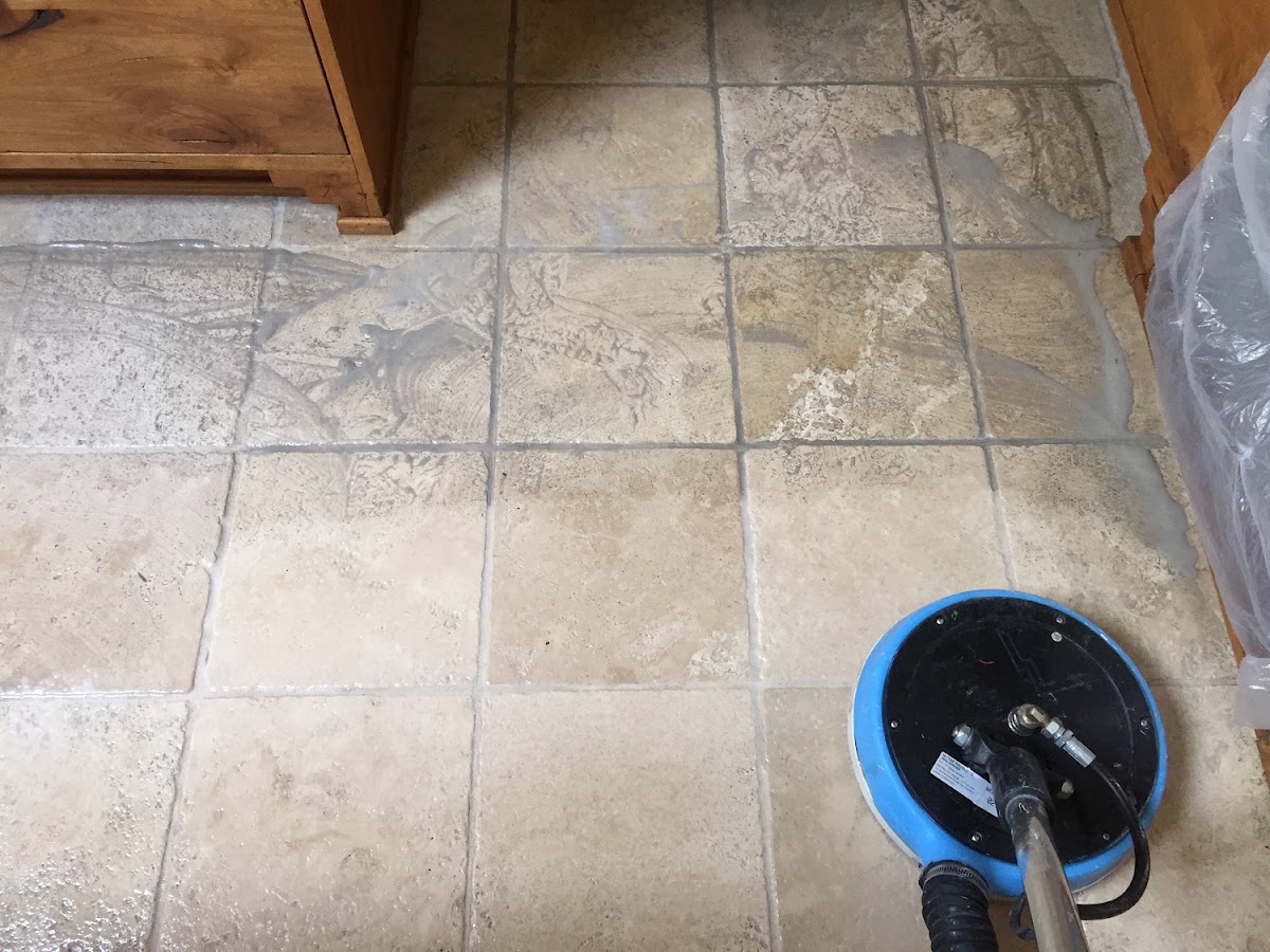 Silver Olas Carpet Tile Flood Cleaning photo