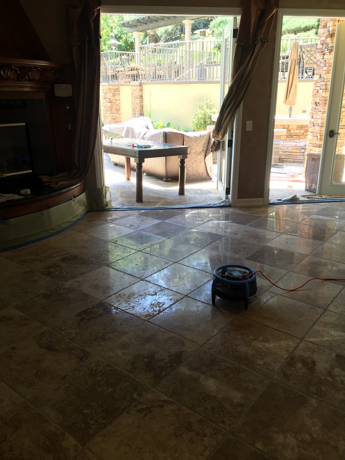 Silver Olas Carpet Tile Flood Cleaning photo