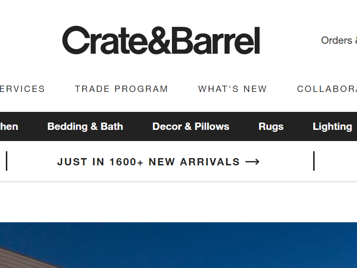 Crate & Barrel reviews