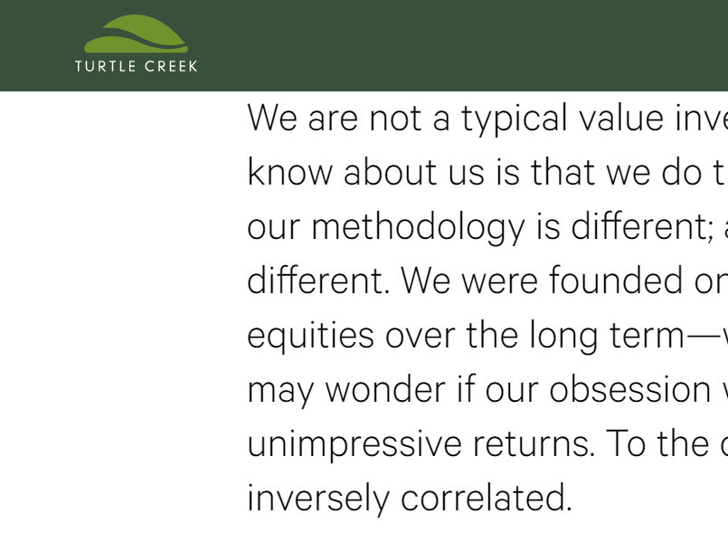 Turtle Creek Asset Management Inc reviews