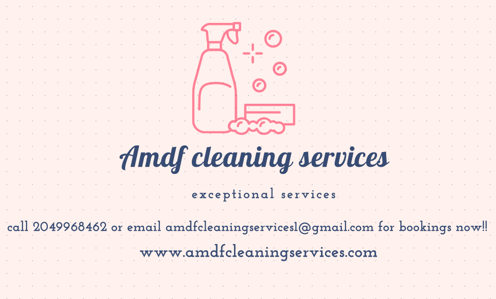 AMDF cleaning services Winnipeg reviews