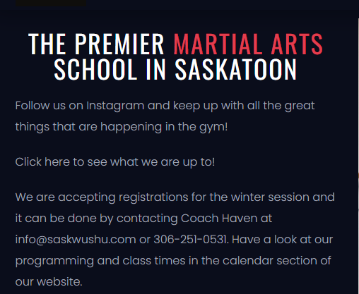 Chinese Martial Arts Academy reviews