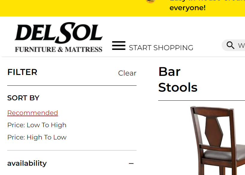 Del Sol Furniture & Mattress reviews