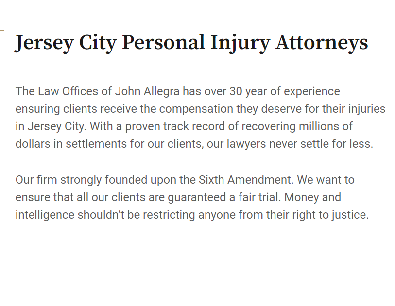 John Allegra Law reviews