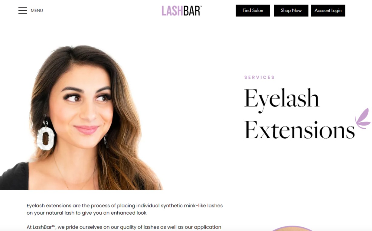 4.6 ⭐ LASHBAR Hillcrest San Diego Eyelash Extensions, Keratin Lash