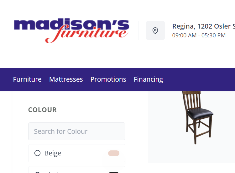 Madison's Furniture reviews