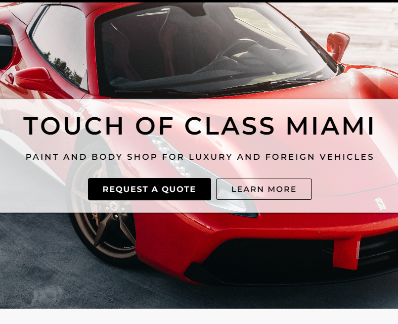 Touch of Class Body Shop reviews