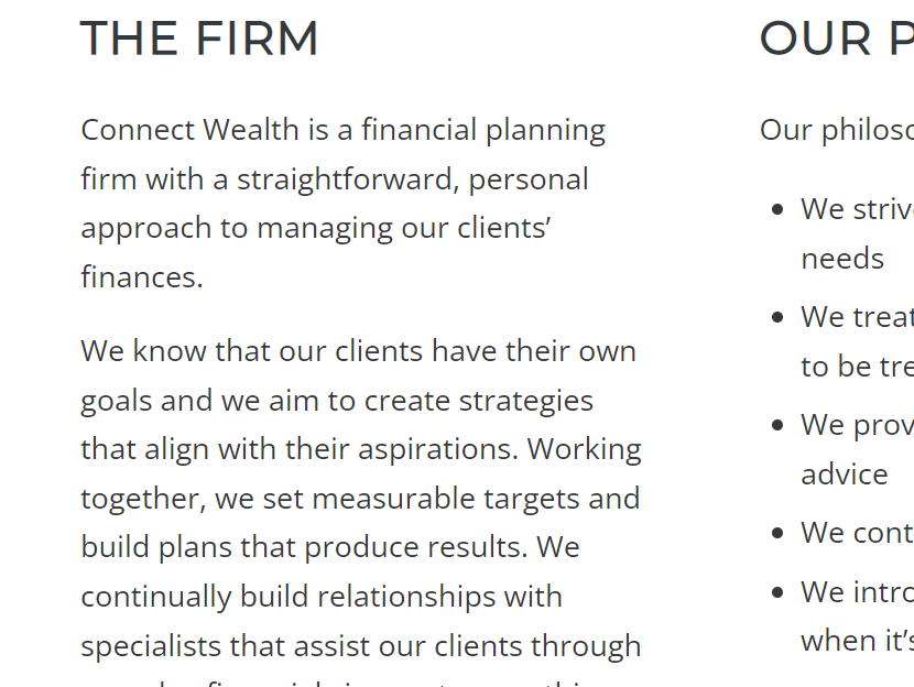 Connect Wealth reviews