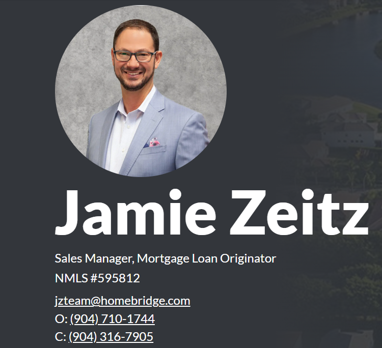 Jamie Zeitz | Homebridge | Sales Manager, Mortgage Loan Originator reviews