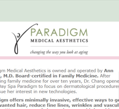 Paradigm Medical Aesthetics reviews