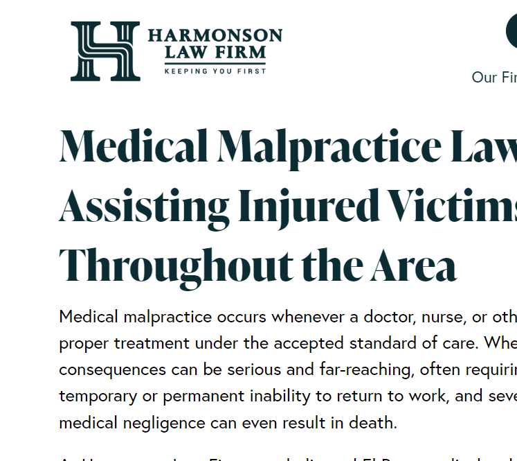 Harmonson Law Firm reviews