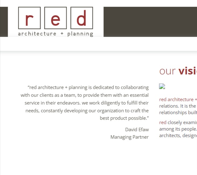 Red Architecture reviews