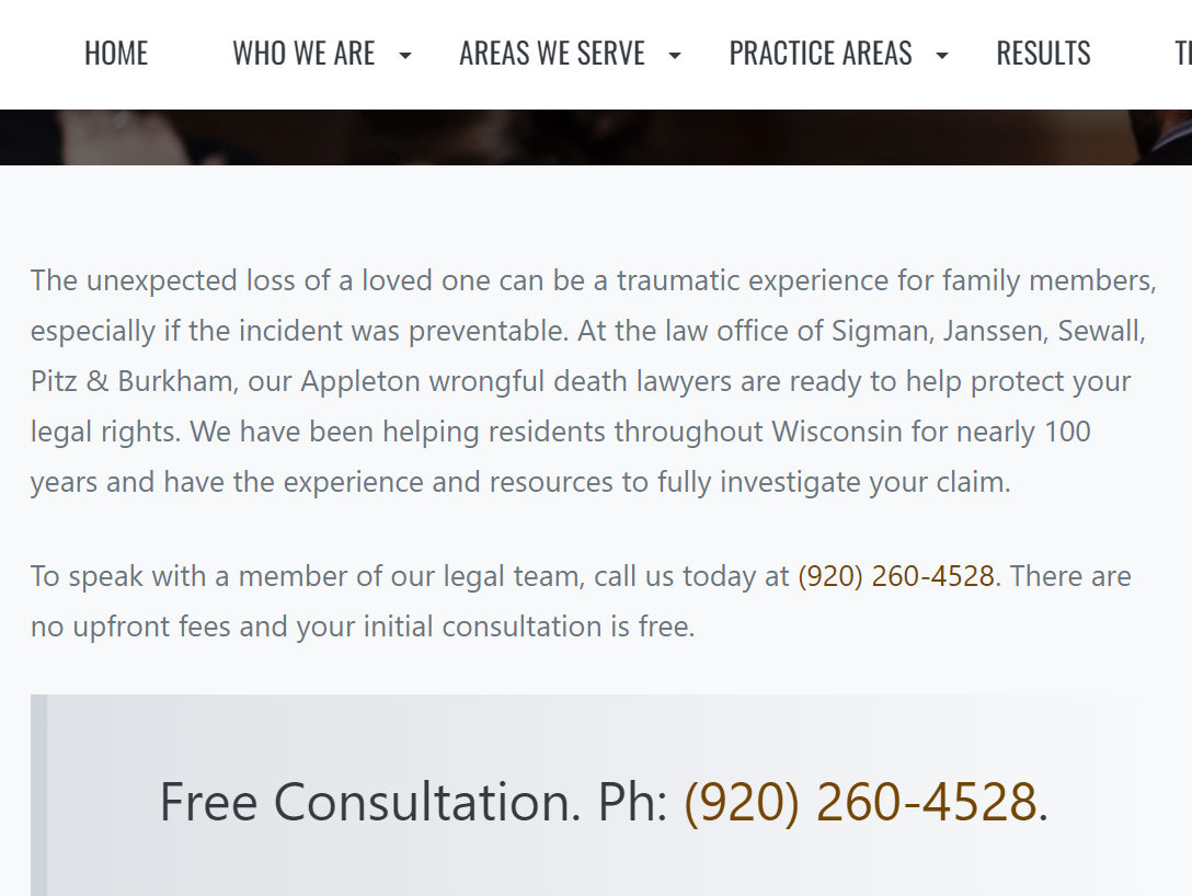 Sigman Janssen Law Firm reviews