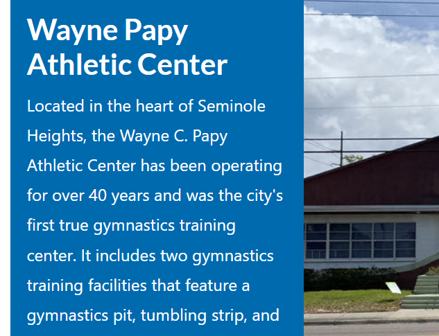 Wayne C. Papy Athletic Center reviews