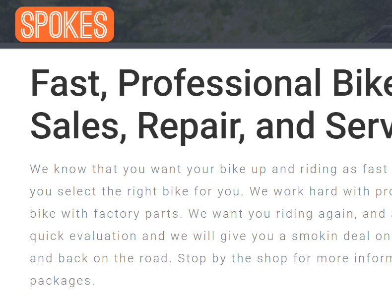 Spokes at South Mountain - Bike Shop reviews