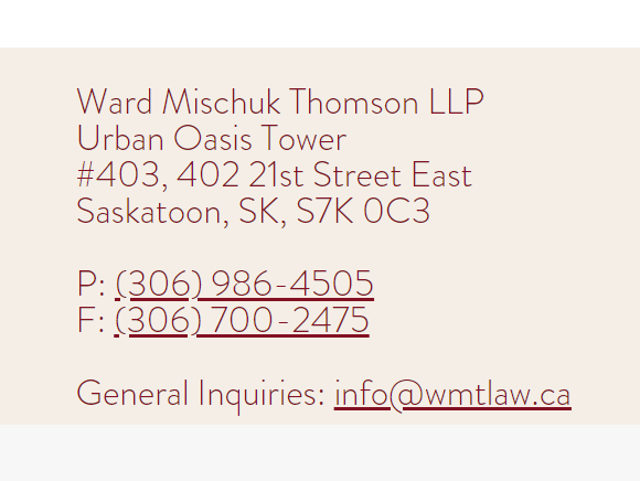 Ward Mischuk Thomson LLP reviews