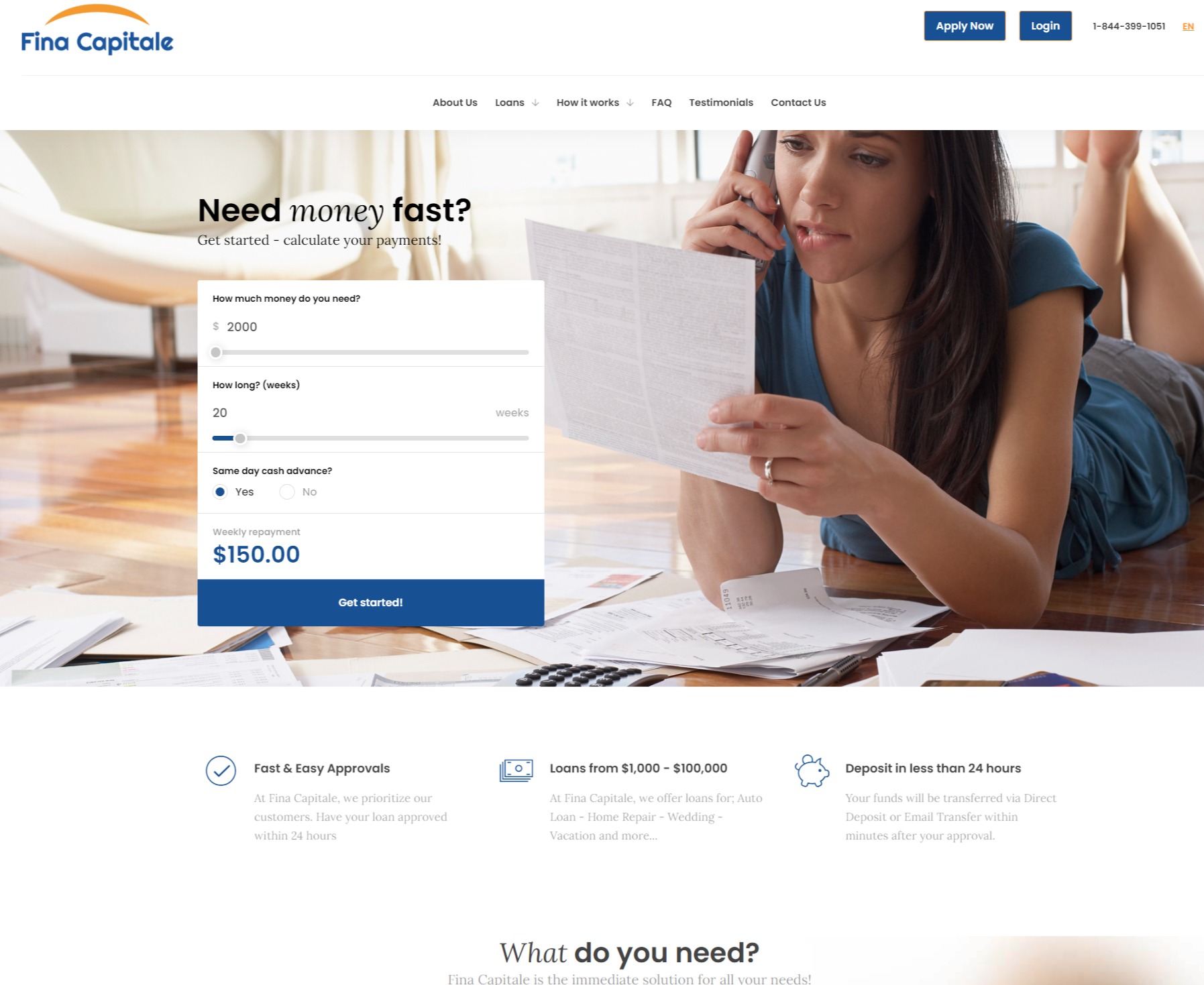 Fina Capitale | Personal Loans reviews