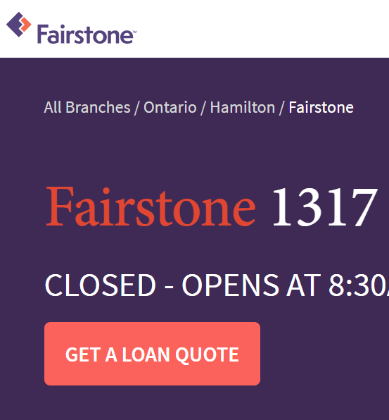 Fairstone reviews