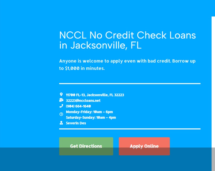NCCL No Credit Check Loans reviews