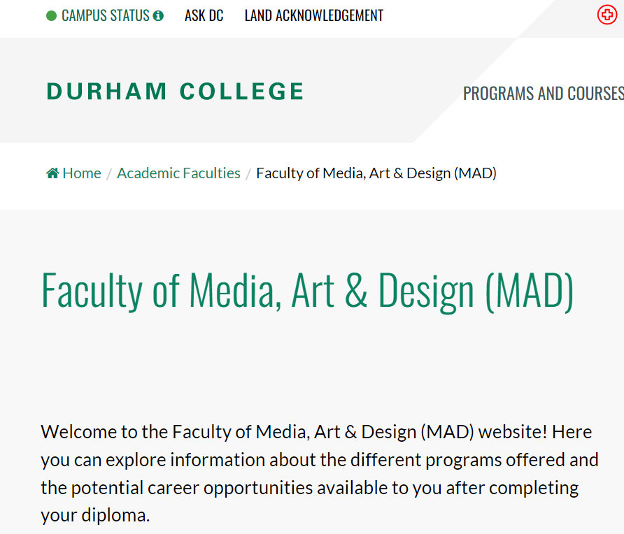 School of Media, Art & Design reviews