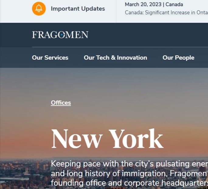 Fragomen, Del Rey, Bernsen & Loewy, LLP reviews