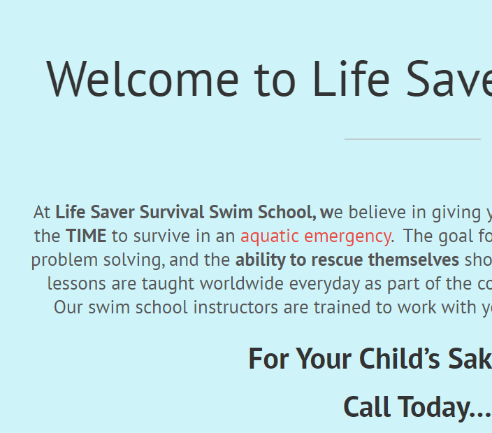 Life Saver Survival Swim School, LLC reviews