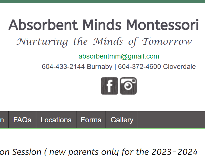 Absorbent Minds Montessori reviews