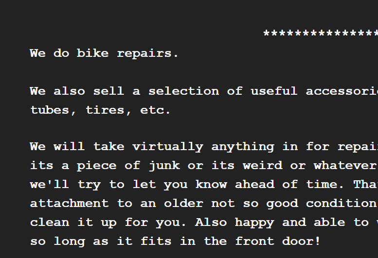 Bicycles At St Clair reviews