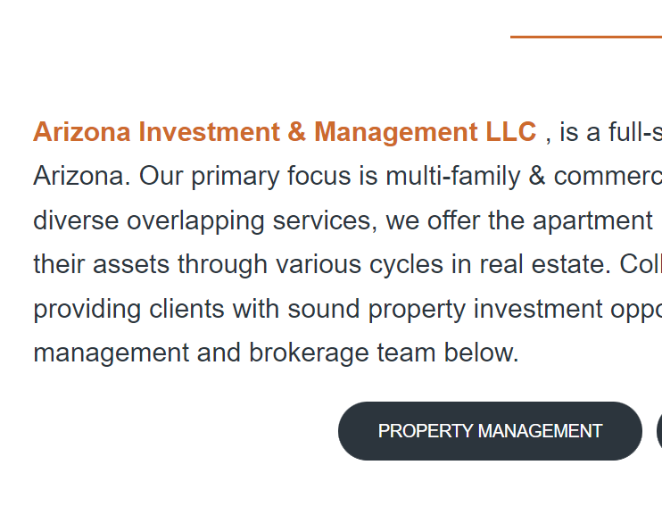 Arizona Investment & Management LLC reviews