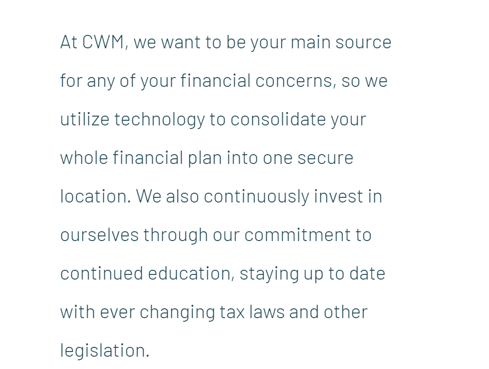 Chicago Wealth Management, Inc. reviews