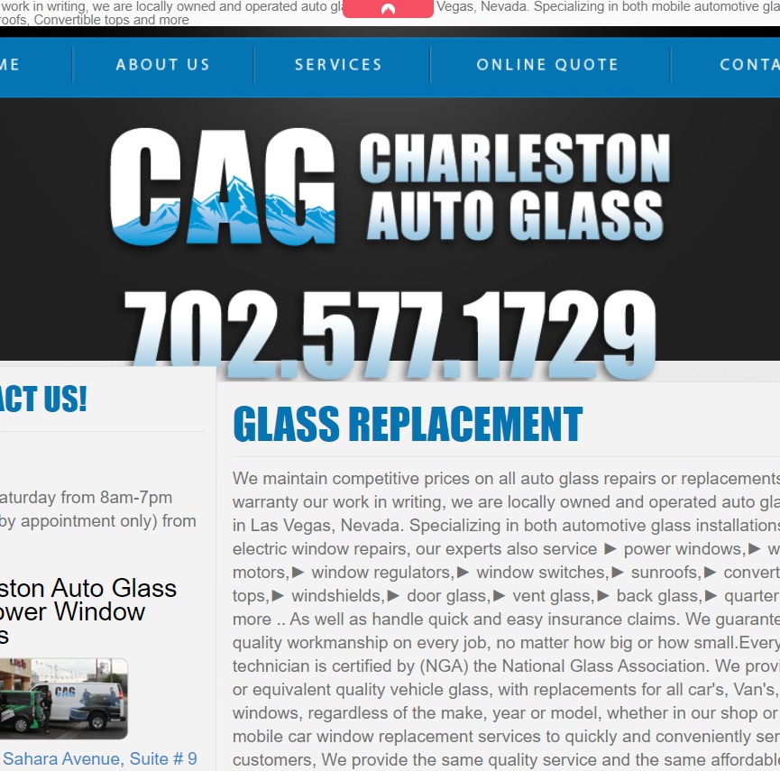 Charleston Auto Glass and Power Windows Repairs reviews
